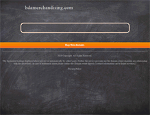 Tablet Screenshot of hdamerchandising.com
